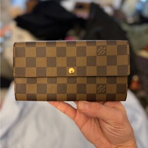 Authentic Vintage Louis Vuitton Monogram Sarah Wallet (2007)💎PRISTINE CONDITION